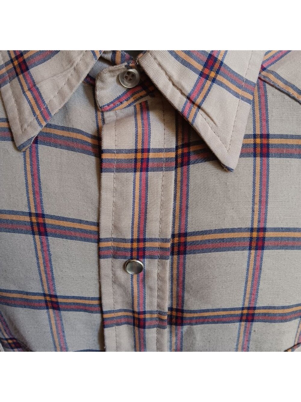 4XL True Vintage Western Shirt Big Mac Plaid Snap Shirt Cowboy 1980 90s Grunge